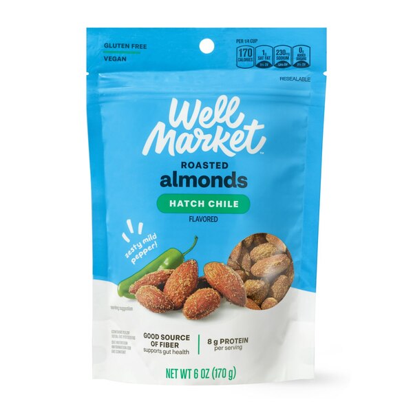 Well Market Hatch Chili Almonds, 6 oz