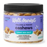Well Market Lightly Salted Cashew Halves & Pieces, 8 Oz, thumbnail image
