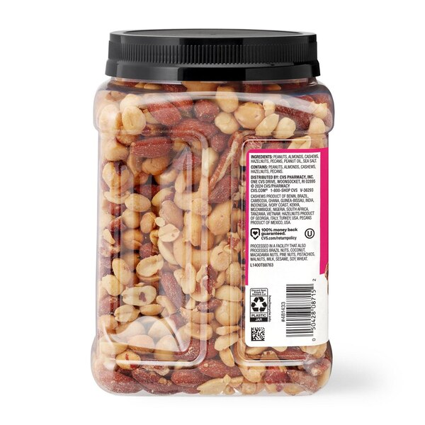 Well Market Roasted Sea Salted Mixed Nuts with Peanuts, 32 Oz