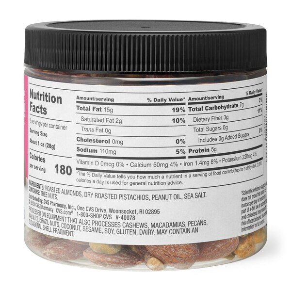 Well Market Almonds Roasted Pistachio Kernels with Sea Salt, 8 Oz