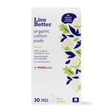 Live Better by CVS Health 100% Organic Cotton Super Pads, 10 CT, thumbnail image