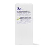 Live Better by CVS Health 100% Organic Cotton Super Pads, 10 CT, thumbnail image