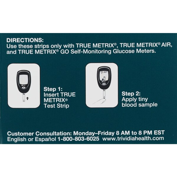 CVS Health True Metrix Cash Blood Glucose Test Strips, 100 CT