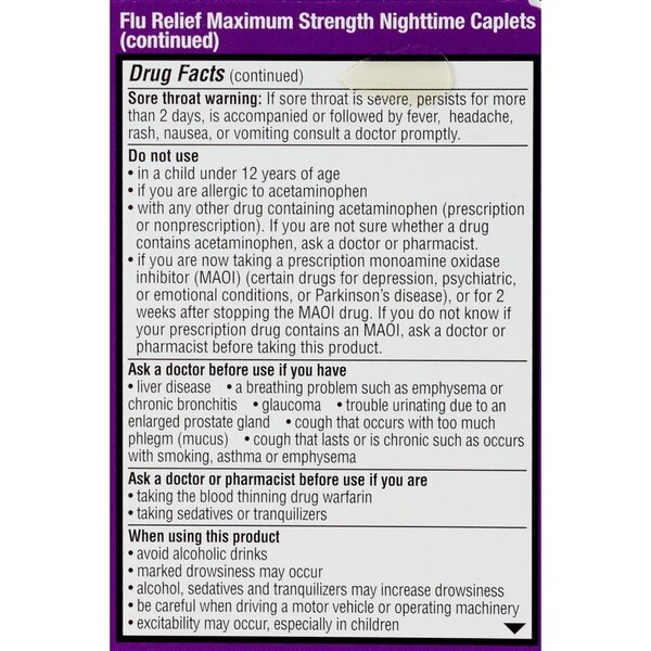 CVS Health Daytime and Nighttime Maximum Strength Flu Relief Caplets, 40 CT 