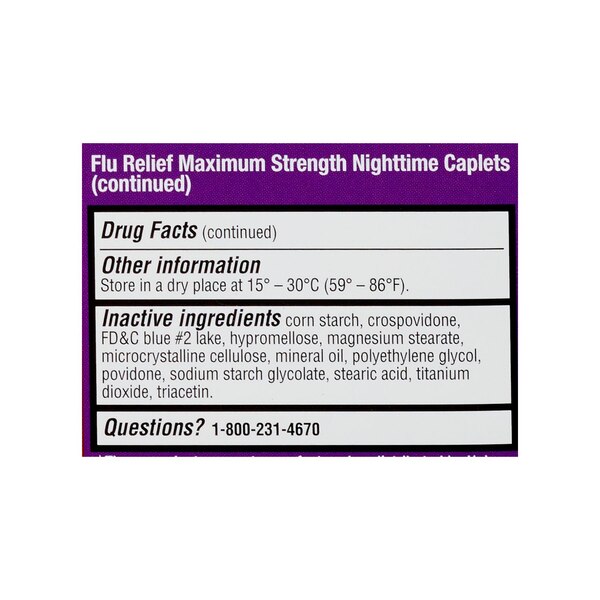 CVS Health Daytime and Nighttime Maximum Strength Flu Relief Caplets, 40 CT 