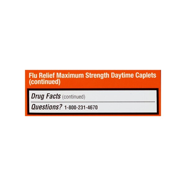 CVS Health Daytime and Nighttime Maximum Strength Flu Relief Caplets, 40 CT 