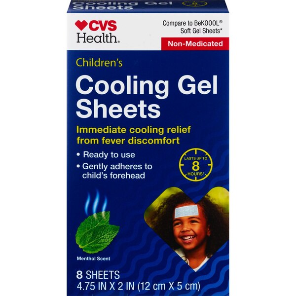 CVS Health Child Fever Gel Sheets, 8 CT