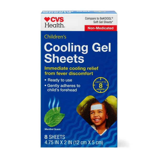 CVS Health Child Fever Gel Sheets, 8 CT