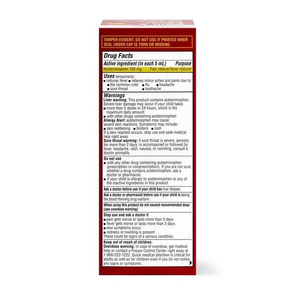 CVS Health Children's Nighttime Multi-Symptom Cold Relief Liquid, Berry, 4 OZ