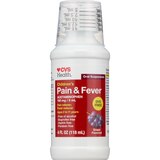 CVS Children's Pain & Fever Dye Free Grape, 4 OZ, thumbnail image