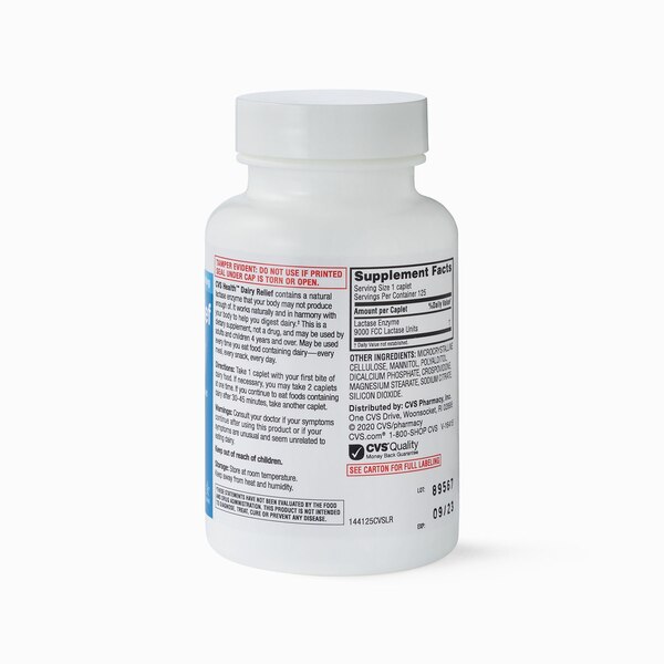 CVS Health Dairy Relief Fast Acting Caplets