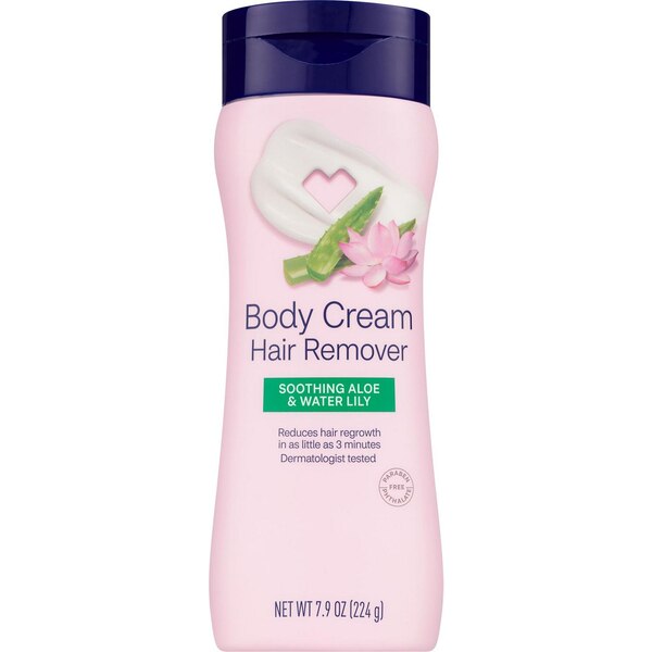 CVS Beauty Body Cream Hair Remover, Soothing Aloe & Water Lily,  7.9 OZ