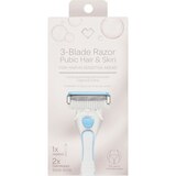 CVS Beauty Intimate 3-Blade Pubic Hair & Skin Handle & 2 Cartridges, thumbnail image
