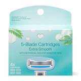 CVS Beauty® 5-Blade Extra Smooth Cartridges Refill, 4 CT, thumbnail image