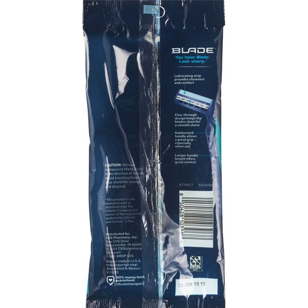 Blade Men's 2-Blade Disposable Razors, 5 CT