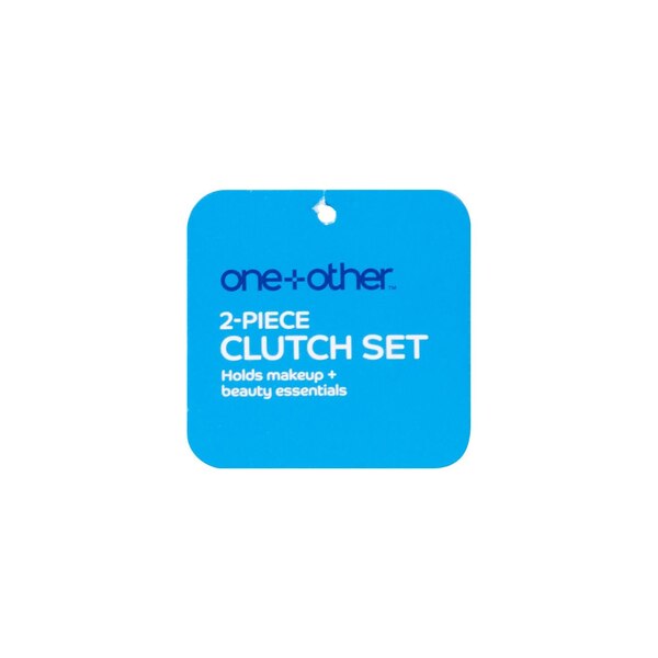One + Other Clutch Set, Blue Floral, 2 CT