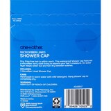 one+other Microfiber Shower Cap, Assorted Colors, thumbnail image