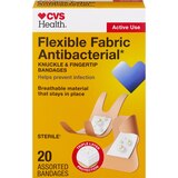 CVS Health Flexible Fabric Antibacterial Bandages, 20 CT, thumbnail image