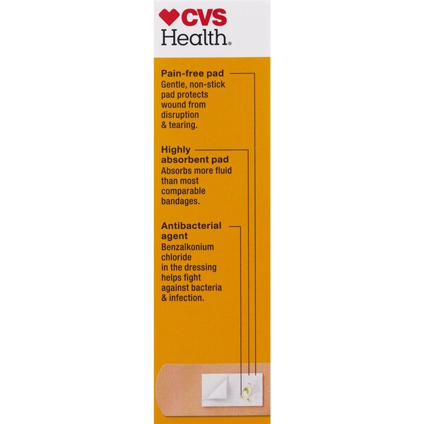 CVS Health Flexible Fabric Antibacterial Bandages, 20 CT