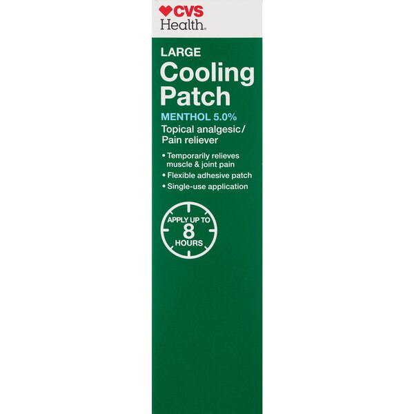 CVS Health Cooling Patch, Large, 10 CT