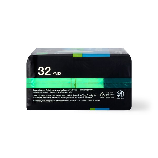 CVS Health - Toallitas femeninas con alas, superlargas, 32 u.