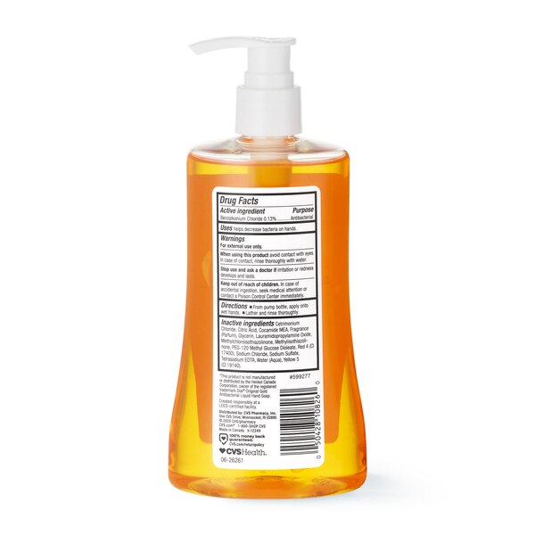 CVS Beauty Gold Antibacterial Liquid Hand Soap Pump
