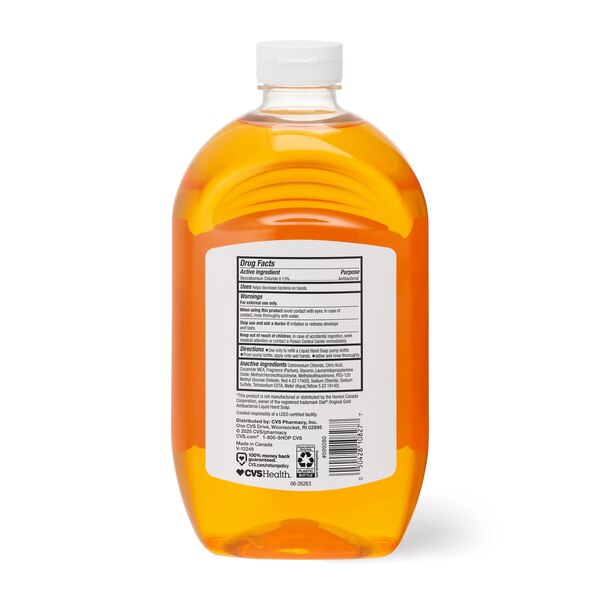 CVS Beauty Gold Antibacterial Liquid Hand Soap Refill 