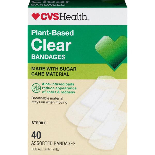 CVS Health Eco Friendly Bandages Mixed, 40 CT