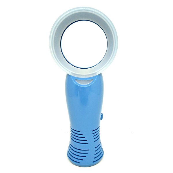 House To Home Handheld Bladeless Fan, Light Blue