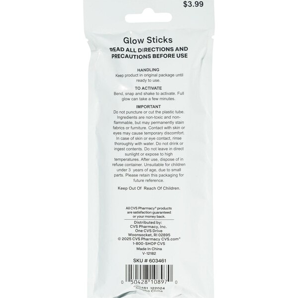 Americana Lanyard Glow Sticks, 3 ct