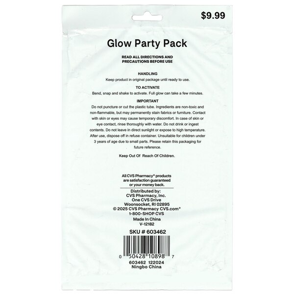 Americana Glow Stick Party Pack, 100 ct