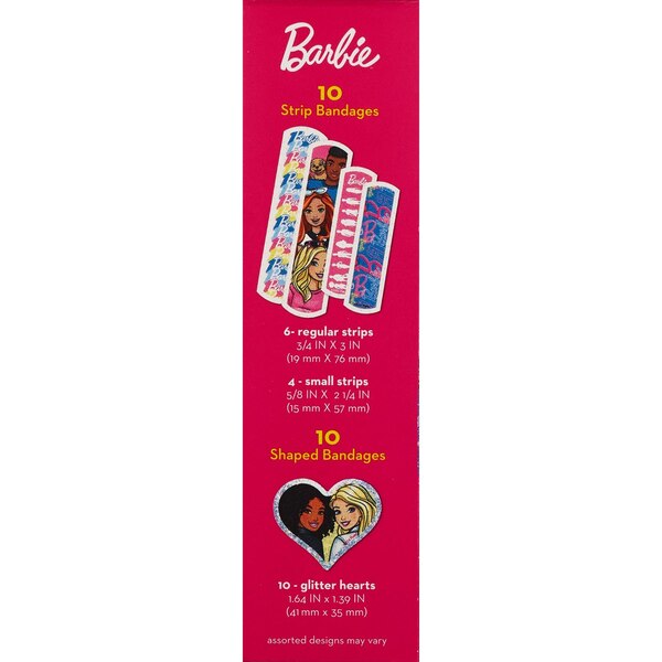 CVS Health Barbie Assorted Antibacterial Bandages, 20 CT