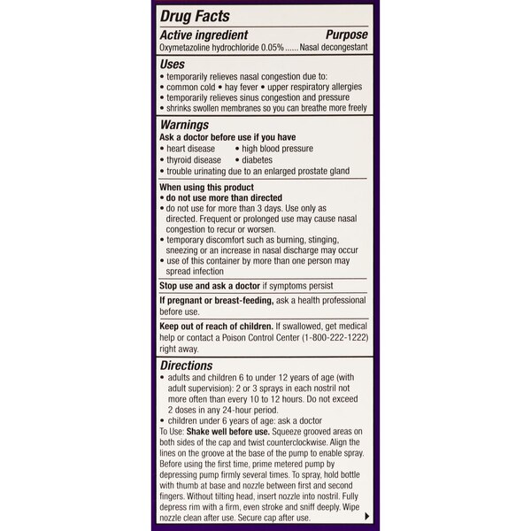 CVS Health 12HR No Drip Nasal Mist, 1 FL OZ