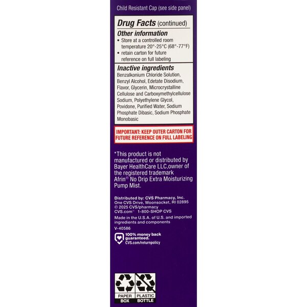 CVS Health 12HR No Drip Nasal Mist, 1 FL OZ