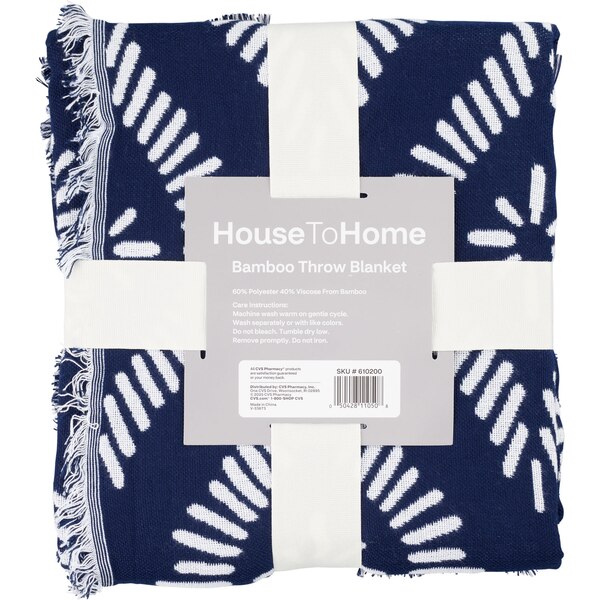 House To Home Bamboo Throw Blanket, 50 x 60 in