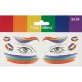 Klein Pride Temporary Face Tattoos, Assorted Designs, thumbnail image