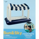 Sun & Sky Inflatable Floating Cabana Bar, 55 x 31.8 in, thumbnail image