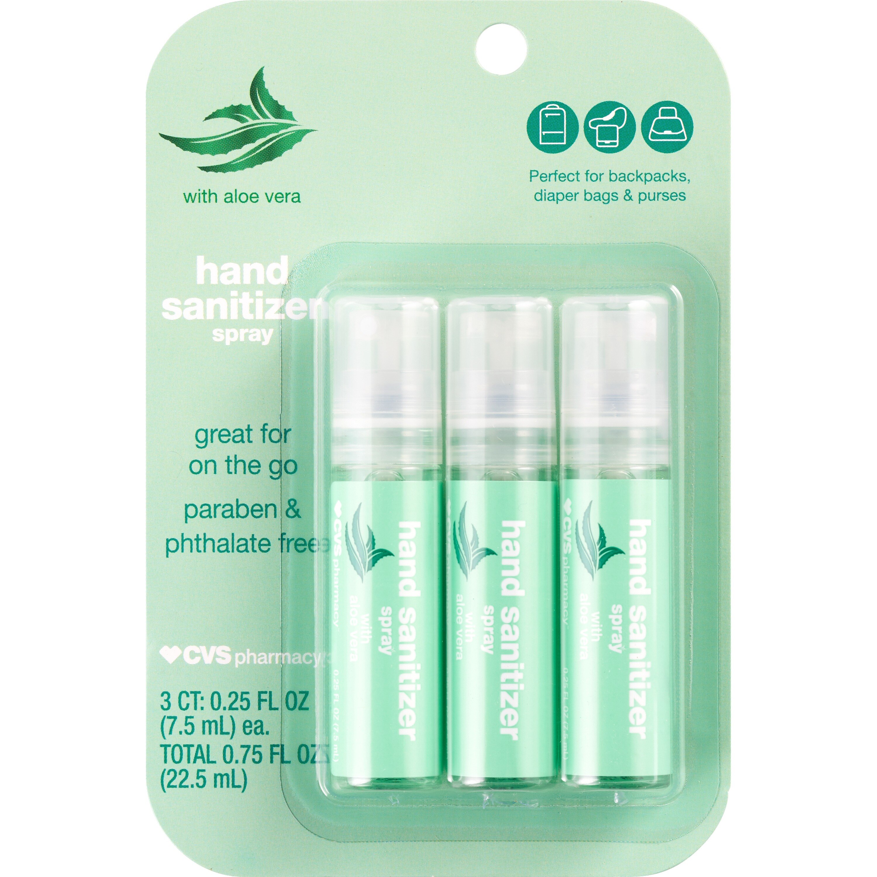 CVS Health Hand Sanitizing Spray Pens 0.17 OZ, 3CT