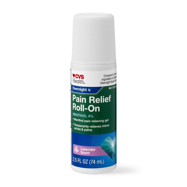 CVS Health Cold Therapy Roll On with Lavender Menthol 4% Gel