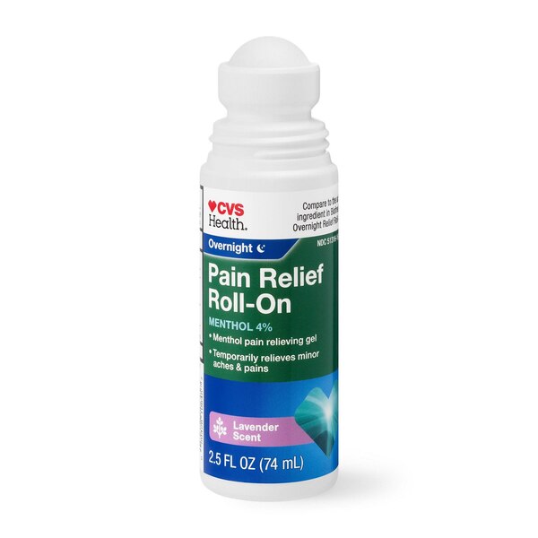 CVS Health Cold Therapy Roll On with Lavender Menthol 4% Gel