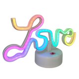 Neon "Love" Light Up Décor, 11 in, thumbnail image