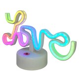 Neon "Love" Light Up Décor, 11 in, thumbnail image