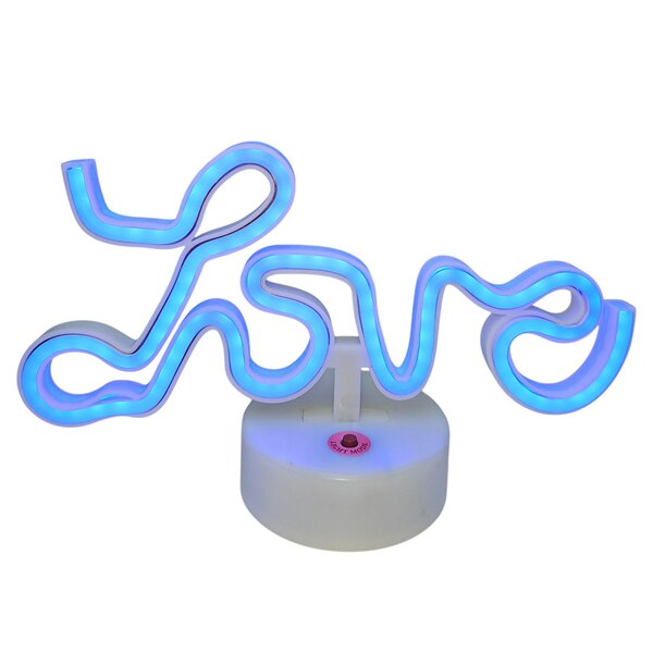 Neon "Love" Light Up Décor, 11 in