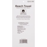 Sun & Sky Oversized Beach Towel, Orange/White/Pink Stripe, 36 x 72 in, thumbnail image