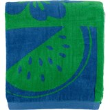 Sun & Sky Oversized Beach Towel, Blue & Green, 36 x 72 in, thumbnail image