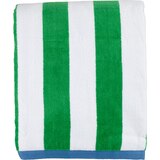 Sun & Sky Oversized Beach Towel, Green/White/Blue, 36 x 72 in, thumbnail image