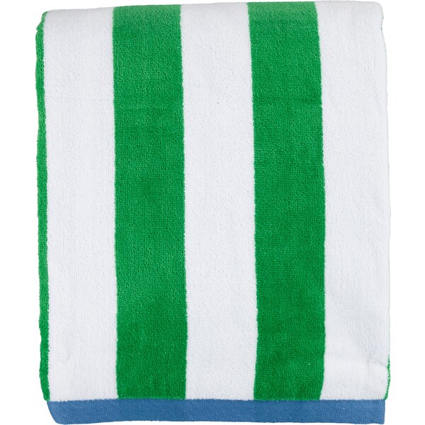 Sun & Sky Oversized Beach Towel, Green/White/Blue, 36 x 72 in