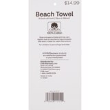 Sun & Sky Beach Towel, Pink & White Stripe, 31 x 61 in, thumbnail image