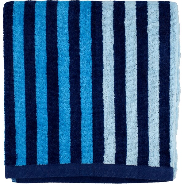 Sun & Sky Beach Towel, Blue Stripe, 31 x 61 in