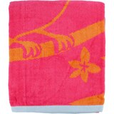 Sun & Sky Beach Towel, Pink & Orange Toucan, 31 x 61 in, thumbnail image